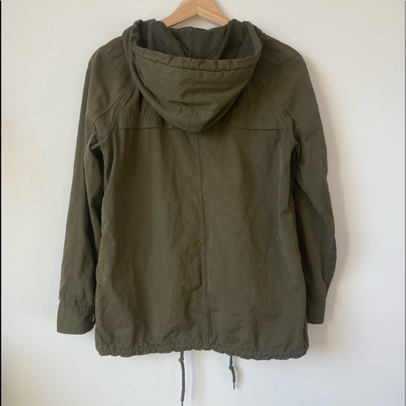Army Green Zip Up Jacket - Picture 3 of 9